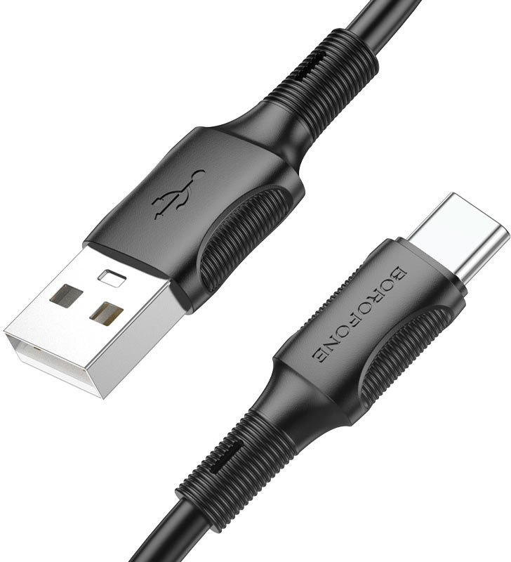 

Кабель Borofone BX80 USB Type-A - USB Type-C (1 м, черный)