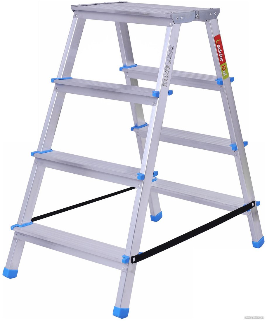 Лестница-стремянка LadderBel STR2-AL-4EP (2x4 ступени)