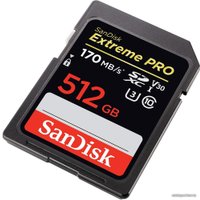 Карта памяти SanDisk Extreme PRO SDXC SDSDXXY-512G-GN4IN 512GB