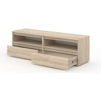 Тумба Кортекс-мебель Бари ТВ 160 2ш-2 (дуб сонома/дуб сонома/дуб сонома)