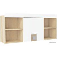 Полка Аквилон Стиль №7 (туя светлая/кофе с молоком)