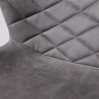 Стул Алвест Av 470 (темно-серая замша 10/черный)