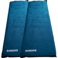 Самонадувающийся коврик Sundays ZC-SIM006 (5см, 2шт, синий) в Витебске