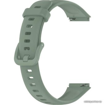 Ремешок Rumi силиконовый для Huawei Band 7 (шалфейно-зеленый)