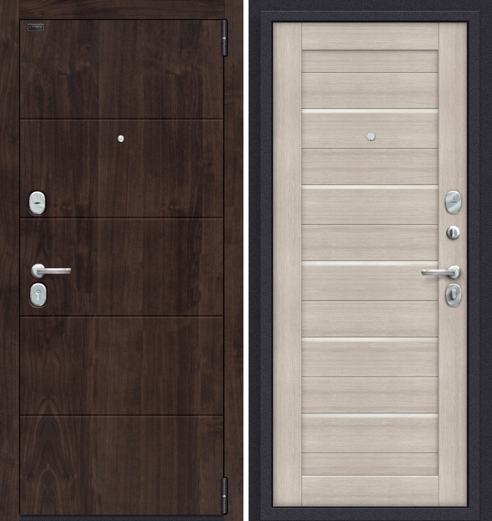 

Металлическая дверь el'Porta Porta S 4.П22 (Almon 28/Cappuccino Veralinga)