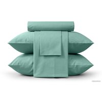 Евро комплект постельного белья Нордтекс Verossa Евро Melange Emerald VRM 2515 Emerald Д12 23