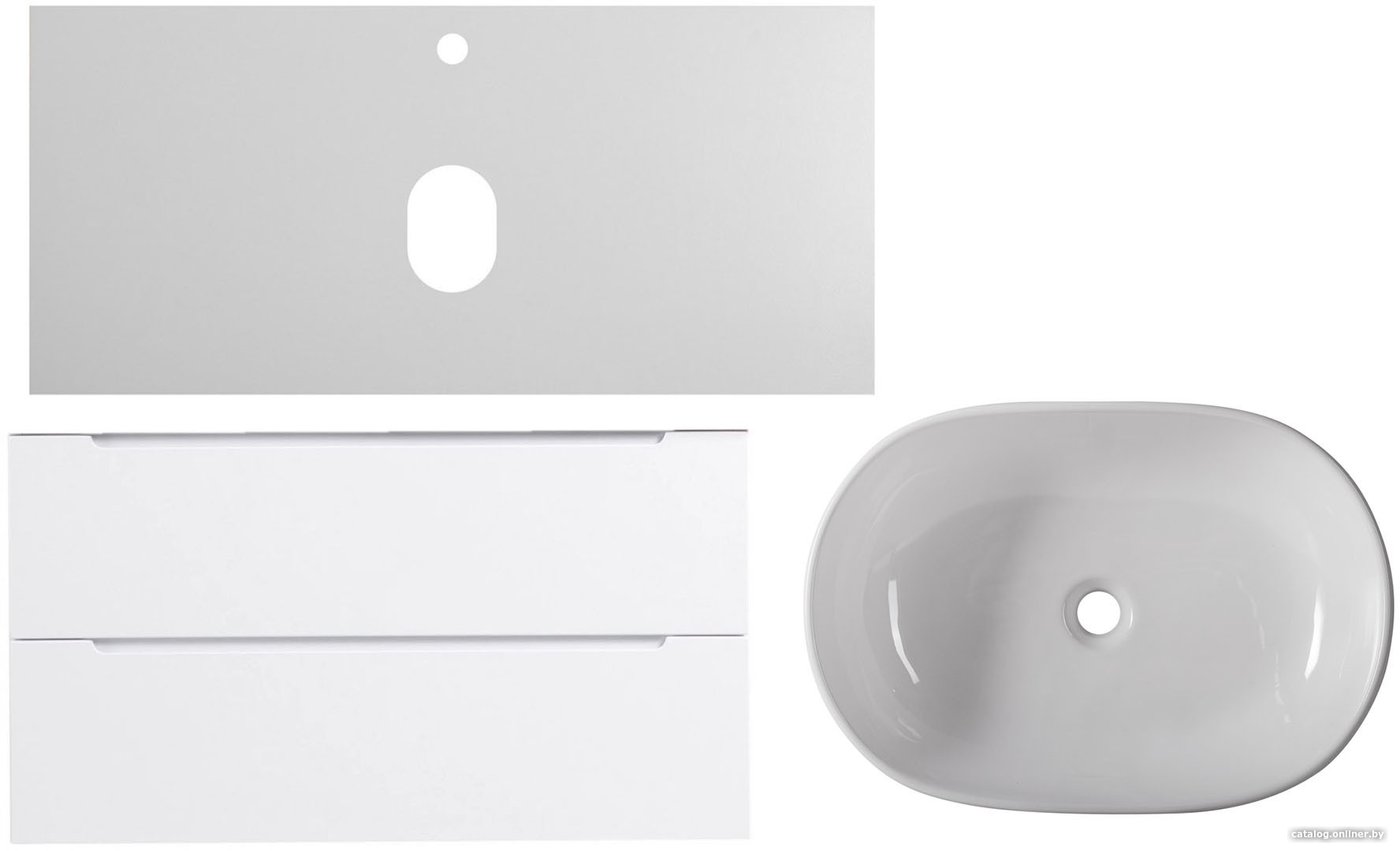 BelBagno Тумба с умывальником Etna 100 ETNA100BL-KEPBO-1084-SET