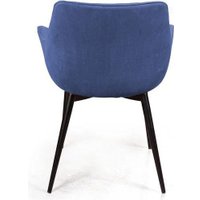 Стул с подлокотниками Ваш день Archi Barkhat 81 (темно-синий)