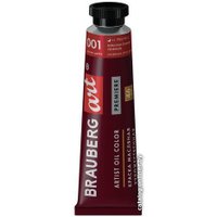 Масляные краски BRAUBERG Art Premiere 191410 (красная темная, 46 мл)