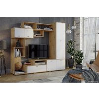 Стенка Stolline Диско СТЛ.150.01 (дуб дикий/белый)