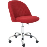 Офисное кресло TetChair Melody (флок, бордовый)