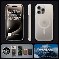 Чехол для телефона Spigen Ultra Hybrid (MagFit) для iPhone 15 Pro Max ACS07210 (серый)