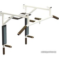 Турник с брусьями Spektr Sport Стоун 2 3 в 1 (белый)