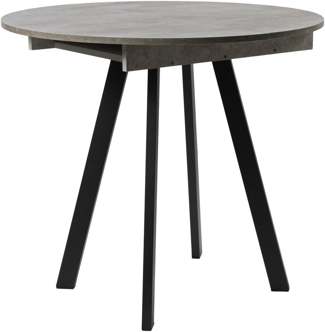 

Кухонный стол ВВР Элип (камень светлый/черный профиль, ЛДСП)