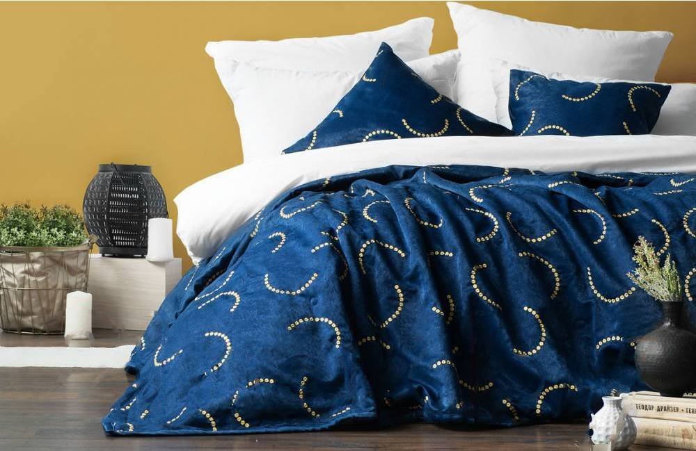 

Покрывало Pasionaria Джим 230x250 с наволочками 45x45 (синий)