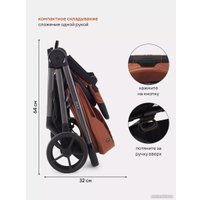 Коляска прогулочная «книга» Rant Golf RA101 (maroon brown)