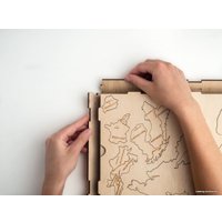 Пазл Woodary Карта мира на английском языке XL 3200