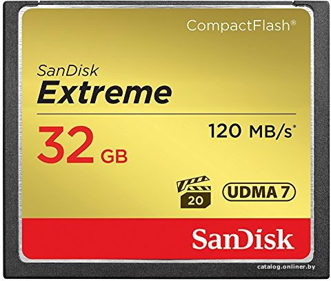 Карта памяти SanDisk Extreme CompactFlash 32GB [SDCFXSB-032G-G46]