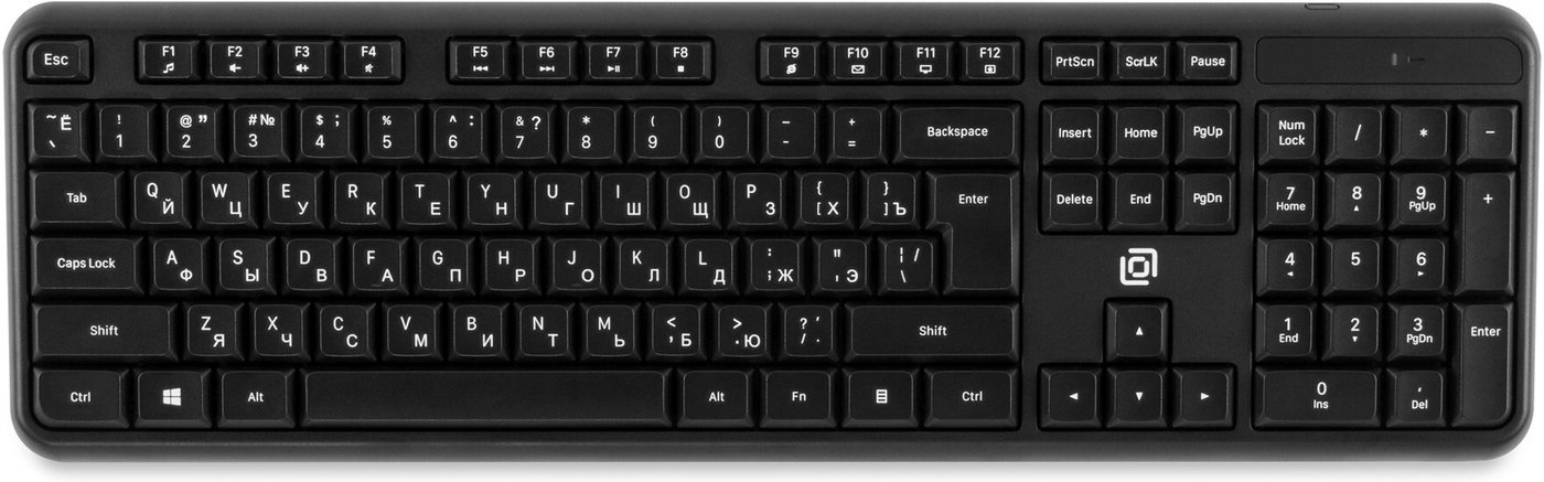 Клавиатура Оклик K888W (черный)