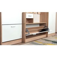 Стенка Империал Интер в прихожую (дуб сонома/белый)