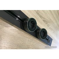 Трековая розетка AVEL шинопровод 40 см + 2 ЕВРО розетки (черный)