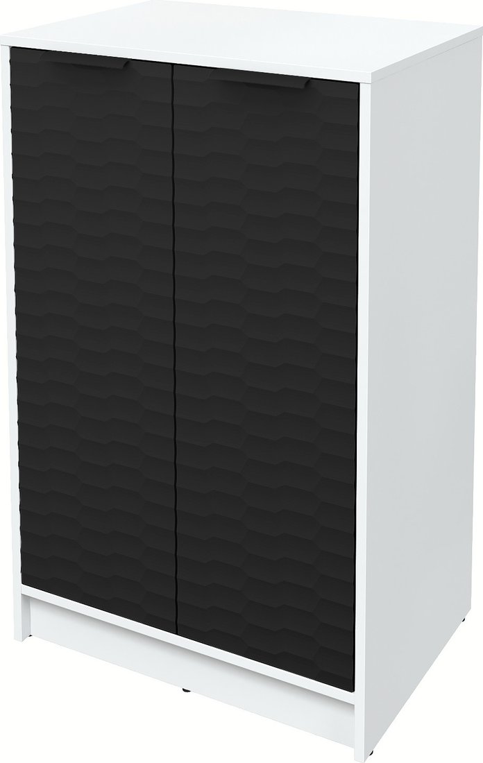 

Тумба Интерлиния Концепт Зодиак КТ-Т64 (белый платинум/черный)