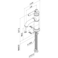 Смеситель IDDIS Oxford OXFSB00i01 (хром)