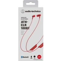 Наушники Audio-Technica ATH-CLR100BT (красный)