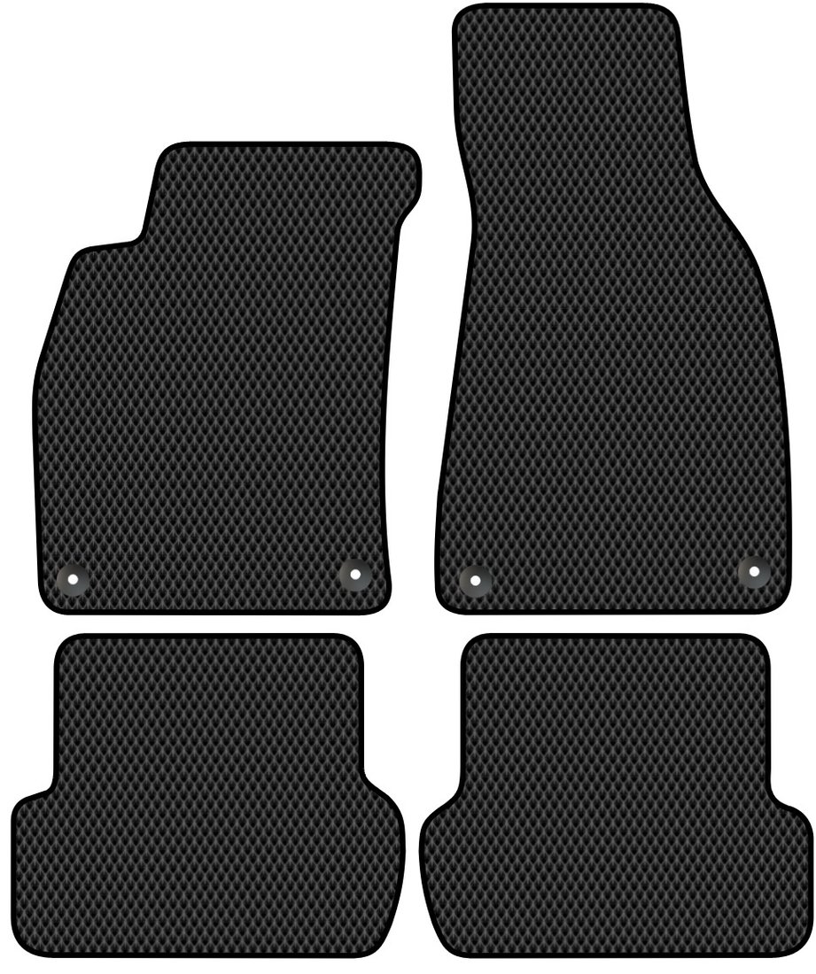 

Комплект ковриков для авто Alicosta Audi A4 II, III (кабриолет, универсал, седан / B7, B6) 2000 - 2009 (черный, ромб)