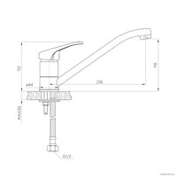 Смеситель Milardo Meal M06SBR0M05
