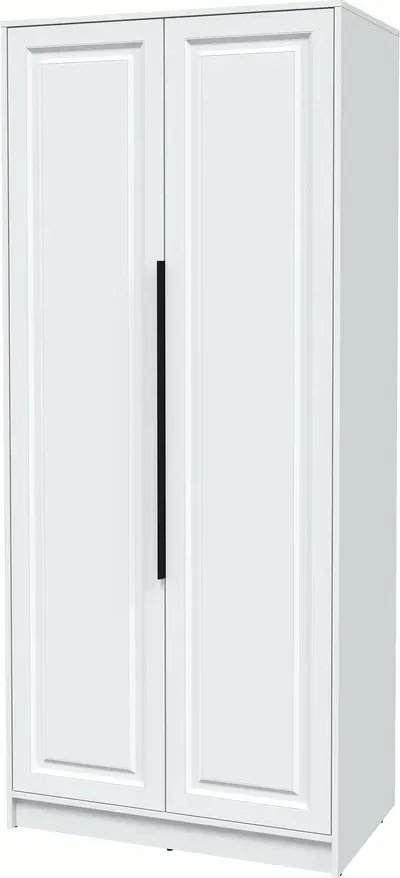 

Шкаф распашной Интерлиния Концепт КТ-Ш2 Деко (белый платинум/белый)