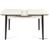 Кухонный стол Signal Apollo APOLLOBC120 (белый/черный)