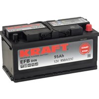 Автомобильный аккумулятор KRAFT EFB R+ (95 А·ч)
