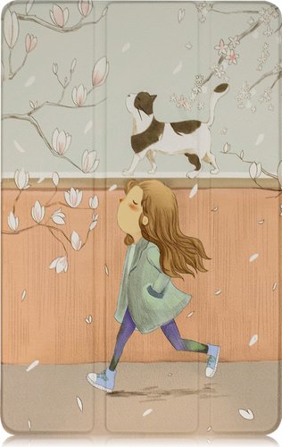 Чехол для планшета JFK Smart Case для Xiaomi Redmi Pad 10.6 (девочка и кот)