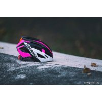 Cпортивный шлем Powerslide Race Attack S/M 903264 (черный/белый/розовый)