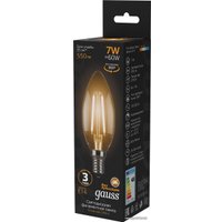 Светодиодная лампочка Gauss LED Filament Candle E14 7 Вт 2700 К 103801107 (10 шт)