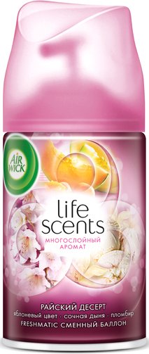 

Сменный блок для освежителя воздуха Air Wick Freshmatic Refill Summer Delight 250 мл (Райский десерт)