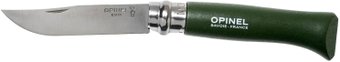 Складной нож Opinel N°8 нержавеющая сталь, блистер (хаки)