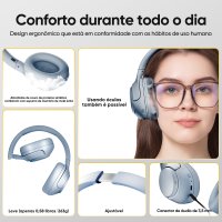 Наушники QCY H3 (голубой)