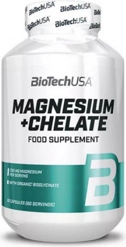 Витамины, минералы BioTech USA Magnesium+Chelate (60 капсул)