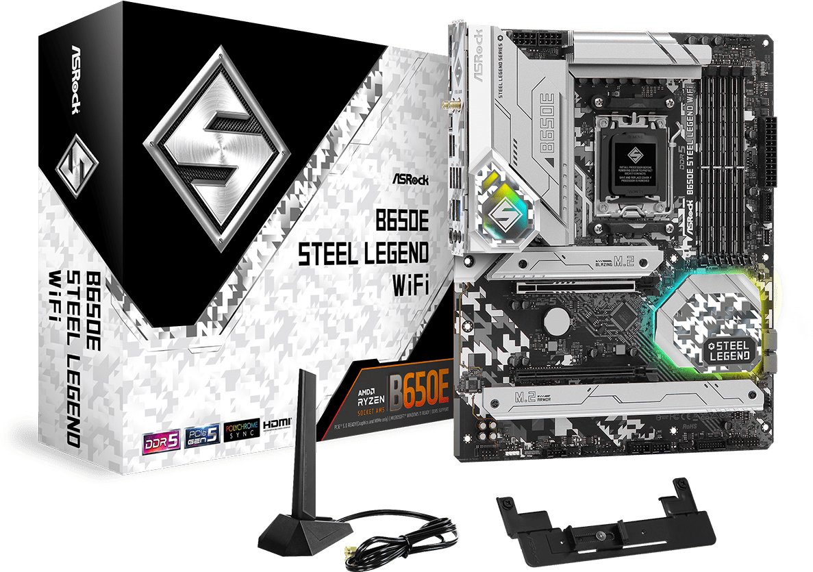 

Материнская плата ASRock B650E Steel Legend WiFi