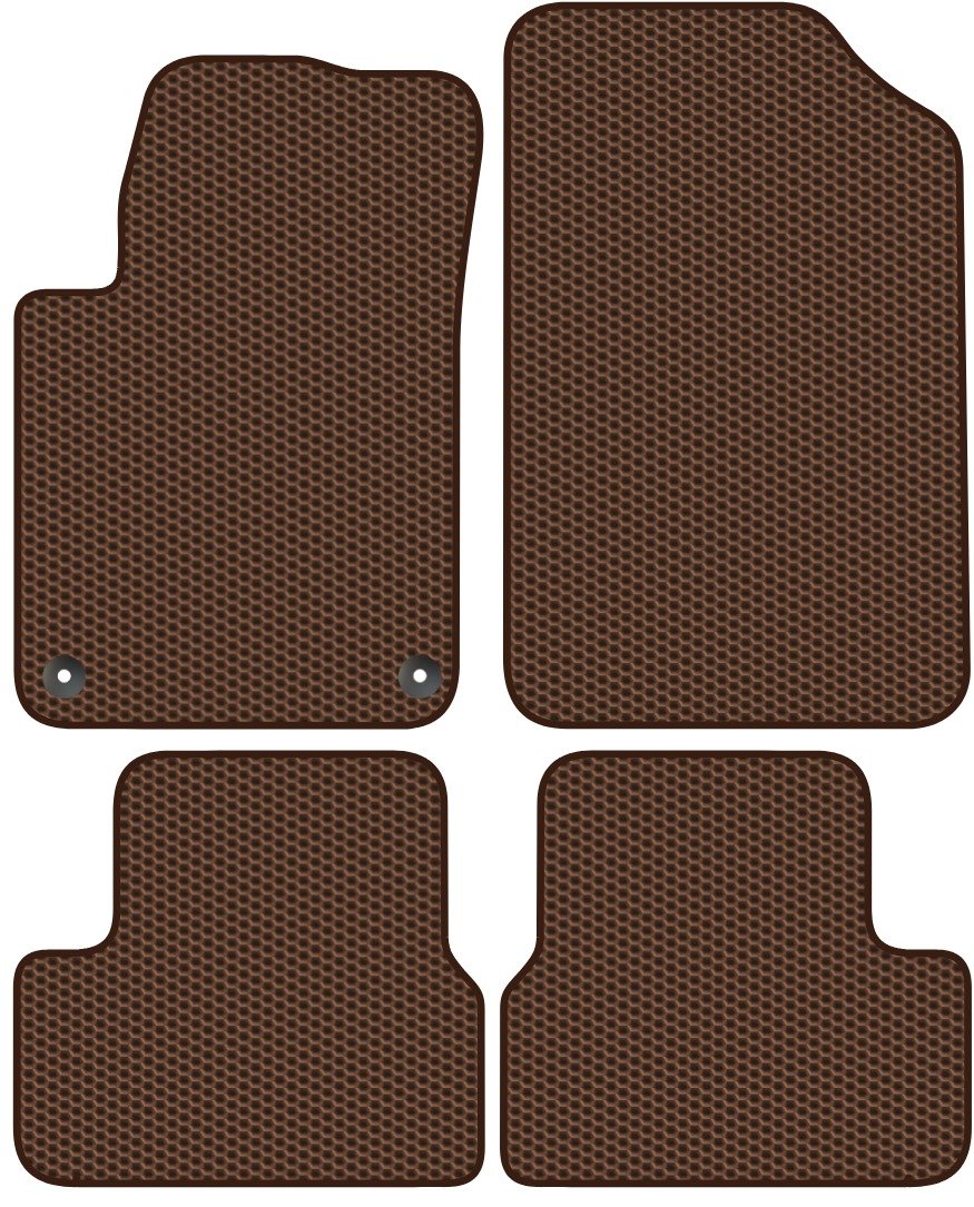 

Комплект ковриков для авто Alicosta Citroen DS3 (хэтчбэк) 2009 - Н.В. (коричневый, сота)