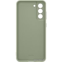 Чехол для телефона Samsung Silicone Cover S21 FE (оливковый)