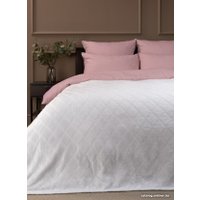 Плед Tex Republic Elite Клетка Фланель Евро 93391 (белый)