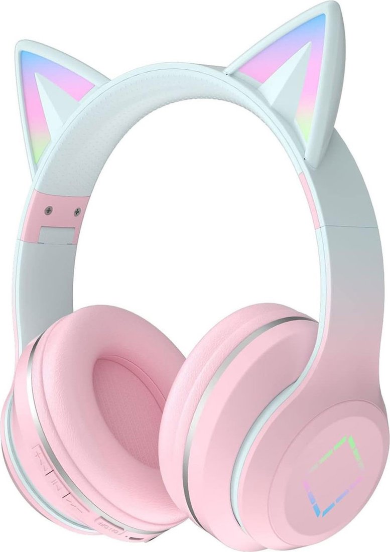 

Наушники Huizhou Huayusi Technology Cat DR-57 (розовый)