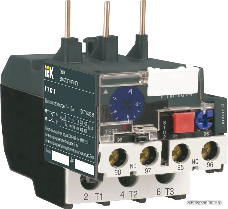 Реле тепловое IEK DRT10-0009-0013