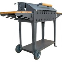 Мангал для дачи Вулкан Гриль В XL 4 мм на колесах