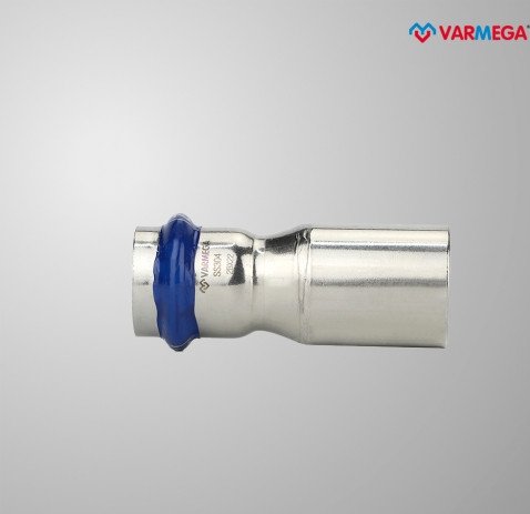 Фитинг Varmega Муфта-вставка однораструбная Inox Press переходная 28ax22 VM704002822