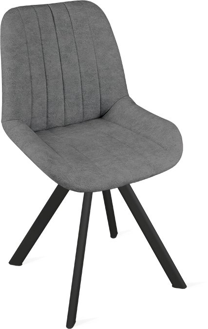 

Стул Трия Марвел К2 исп.2 (черный муар/микровелюр Duna Steel)