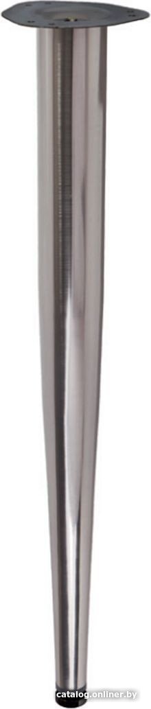 Опора мебельная AKS конусная d30-60 h710, хром